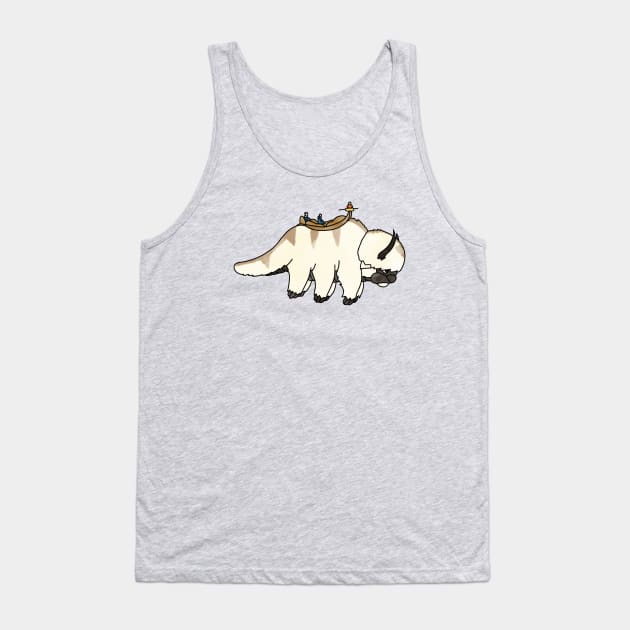 Avatar: The Last Airbender Appa Watercolor Tank Top by FrontPaigeTees